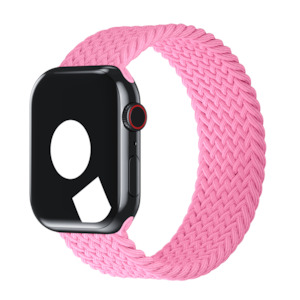 Braided Solo Loop For Apple Watch: Flamingo Braided Solo Loop for Apple Watch