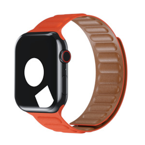 Sunset Leather Link for Apple Watch