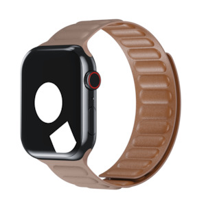 Leather Link For Apple Watch: Stone Leather Link for Apple Watch