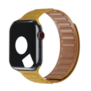 Leather Link For Apple Watch: Marigold Leather Link for Apple Watch