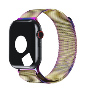 Pride Edition Bands For Apple Watch: Rainbow Milanese Loop for Apple Watch