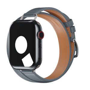 Bleu Lin Attelage Double Tour for Apple Watch