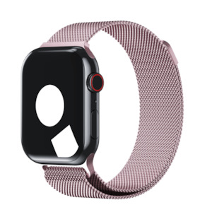 Pink Milanese Loop for Apple Watch