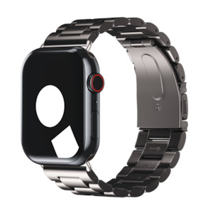 Silver Tri-Link Bracelet for Apple Watch
