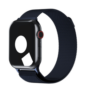 Stainless Steel Bands For Apple Watch: Midnight Milanese Loop for Apple Watch