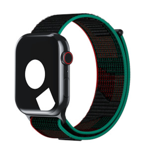 Dark Bands For Apple Watch: Black Unity Sport Loop for Apple Watch