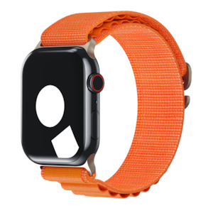 Orange Alpine Loop for Apple Watch