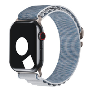 White Bands For Apple Watch: Sky Blue Alpine Loop for Apple Watch