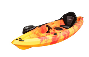 Outdoor: EZ300 Kayak-Red-Yellow - (while stocks last)