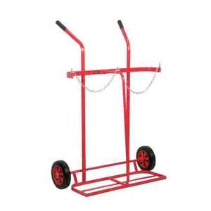 Welding: Welding Oxy Acetylene Gas Twin Cylinder Trolley Large 150Kg
