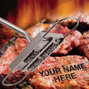 Bbqs Accessories: BBQ Branding Iron - Personalize Your Grilled Meats with Letter Prints