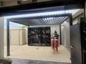 Outdoor Living: Outdoor Mimosa 3 x 4m Lava Portsea Louvre Semi Permanent Gazebo