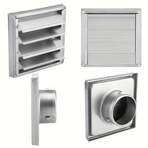 Bathroom 95mm Stainless Steel Wall Air Vent