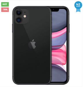 Mobile Phones: iPhone 11 64GB Black Refurbished Good Grade Special Deal