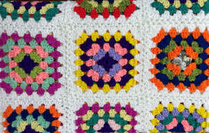 Baby: Baby Blanket White/Yellow - Small