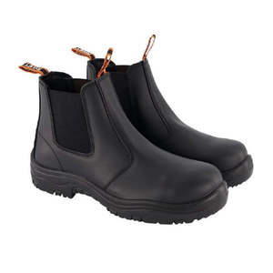 Mens Rivet Omgee Slip On Steel Toe Work Boots Size UK 14