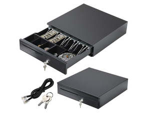Office Cash Drawer Money Box with RJ11 cable