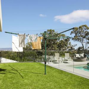Laundry: Hills Rotary Clothesline 58m Cottage Green®