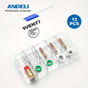Welding TIG Welding Torch Accessories Kit For WP-17/18/26 10# Gas Nozzles