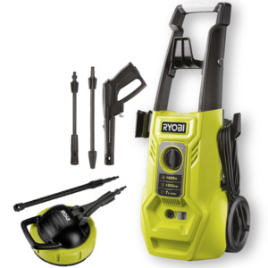 Ryobi 1600W 1885 PSI Pressure Washer With Patio Head