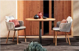 Hannah 3 Piece Outdoor Dining Set