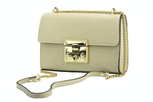 Products: Jasmine Shoulder Bag with Adjustable Chain Strap Italian Leather