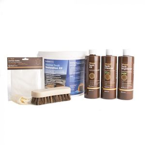Marine Teak Restoration Kit Italian Leather
