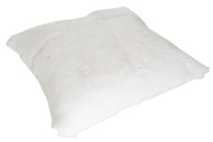 Products: Rabbit Cushion - White Home Decor Italian Leather