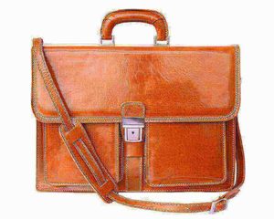 Products: Roberto Briefcase Italian Leather