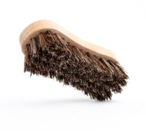 Products: Stiff scrubbing brush Hard bristles Italian Leather
