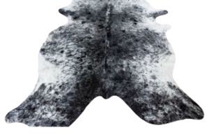 Products: Cowhide Rug - Speckled Black Spotted Italian Leather