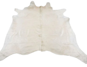 Products: Cowhide Rug - White Home Decor Italian Leather