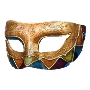 Products: Masquerade Mask - Harlequin 4