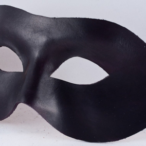 Masquerade Mask - Leather Black
