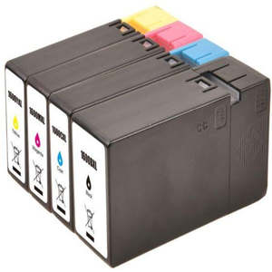 Printer And Stationary Supplies: Compatible Inkjet Value Pack: Substitute to Canon PGI1600XL - (1 X Black, 1 X Cyan, 1 X Magenta, 1 X Yellow)