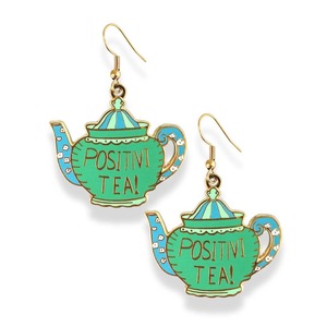Miss And Mum Gifts: Jubly-Umph - Positivi-Tea-Pot Earrings