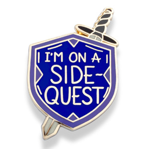 Arty Gifts: Jubly-Umph - I'm On A Side Quest Lapel Pin