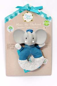 Alvin Soft Ring Rattle from the Alvin Collection by Tikiri: Ages 0+