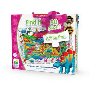 Find-it Dinosaurs Puzzle By The Learning Journey: Ages 3-6 Years