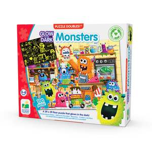 Double Glow in the Dark Monsters Puzzle By The Learning Journey: Ages 3-6 Years