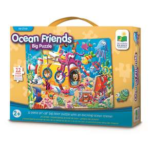 Gifts For Babies Toddlers: My First Big Floor Puzzle: Ocean Friends By The Learning Journey: Ages 2+