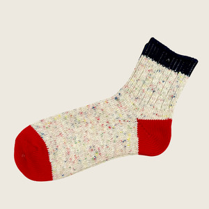Choose Your Style: Slub Crew Sock Spotted