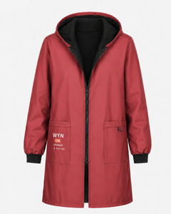 Unisex Longline Hooded Parka – Water-Resistant Urban Outerwear