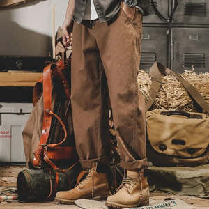 Unisex: Men's Vintage Loose-Fit Workwear Pants