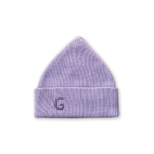 Organic Ribbed Super Pixie Beanie - Mauve