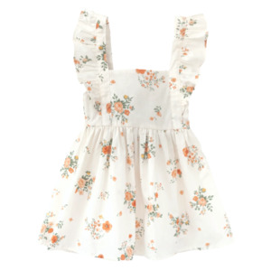 My Little Sunshine Cotton Dress - Spring Blooms