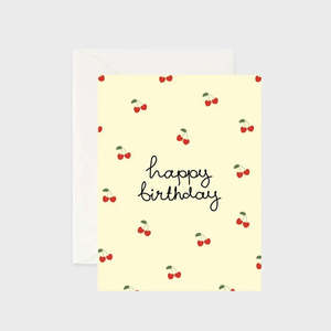 Birthday Cherries Card