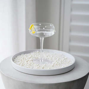 Kitchen Dining: THE PERFECT PEARL COUPE - CLEAR - SET OF 4
