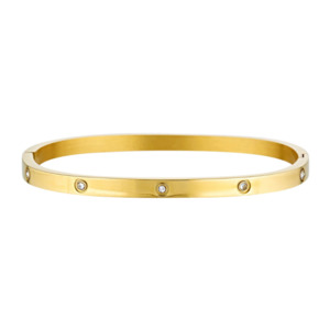 Bags Wallets: Dylan Bangle Gold - Celestial Clear