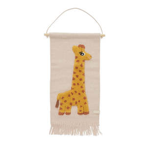 Giraffe Wallhanger - Rose